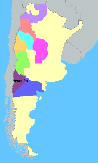Map of Argentina Wine Regions