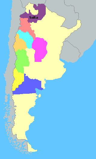 Map of Argentina Wine Regions