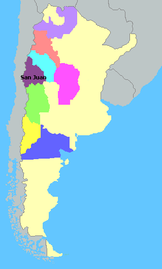 Map of Argentina Wine Regions