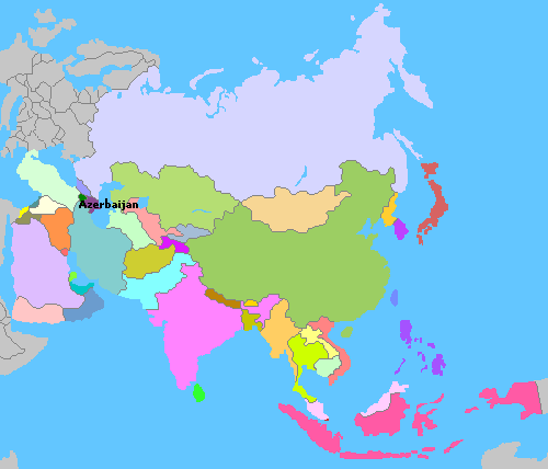 Map of Asia