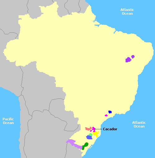 Map of Brazil
