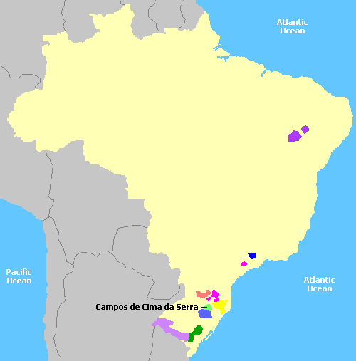 Map of Brazil