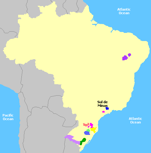 Map of Brazil