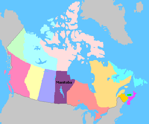 Map of Canada