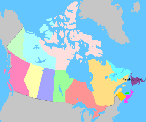 Map of Canada