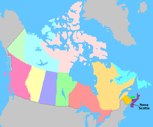Map of Canada