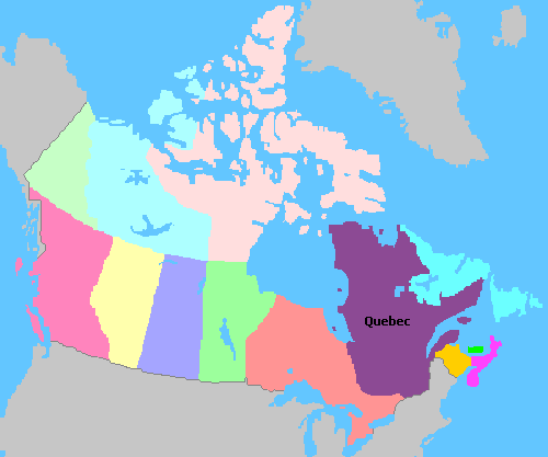 Map of Canada