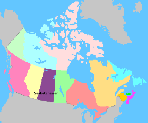 Map of Canada