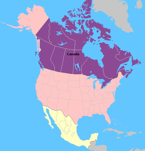 Map of Canada