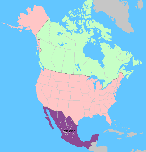Map of Mexico