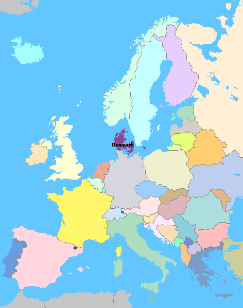 Map of Europe