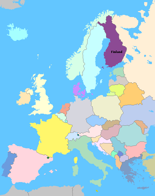 Map of Europe
