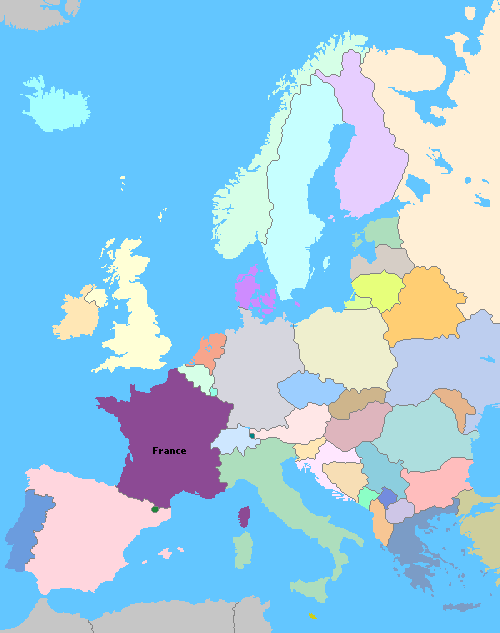 Map of Europe