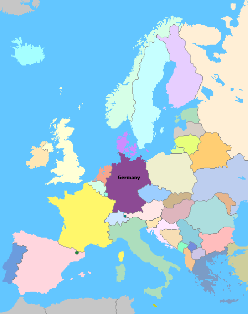 Map of Europe