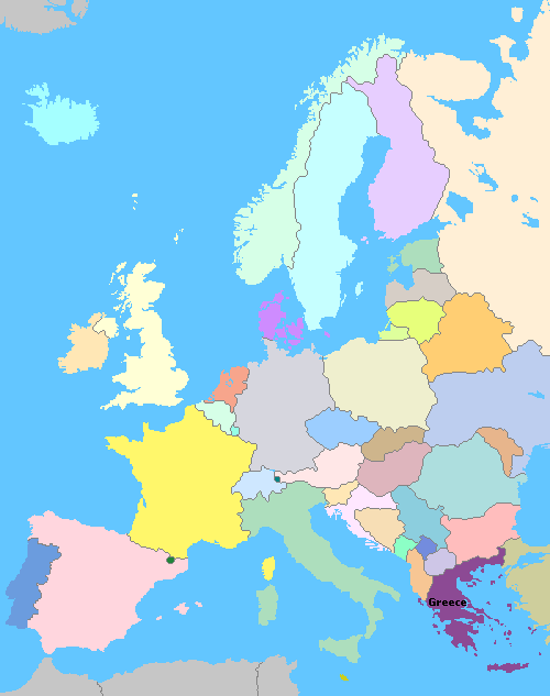 Map of Europe
