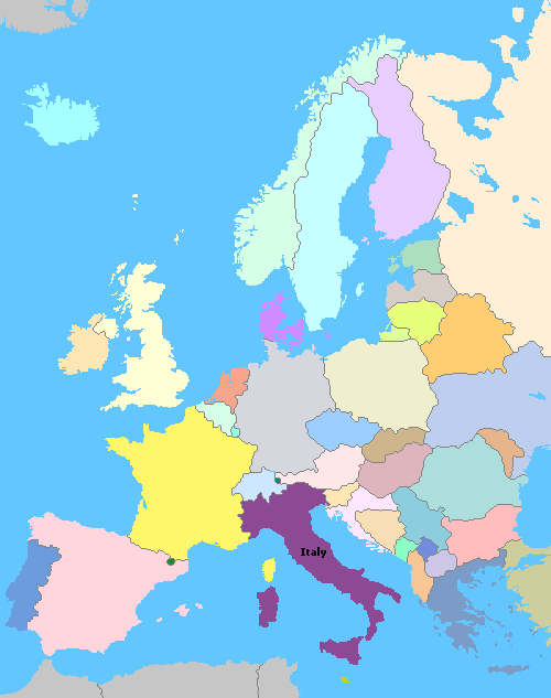 Map of Europe