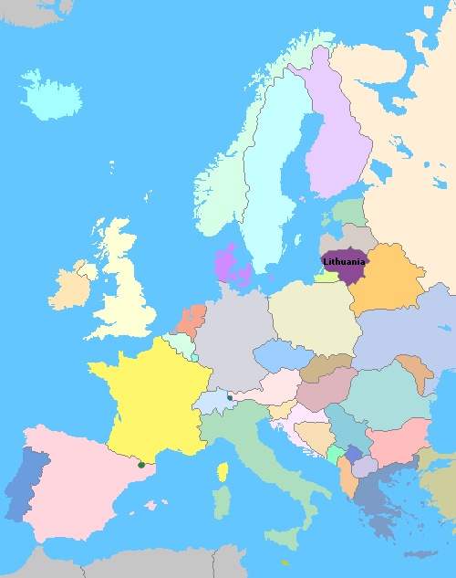 Map of Europe