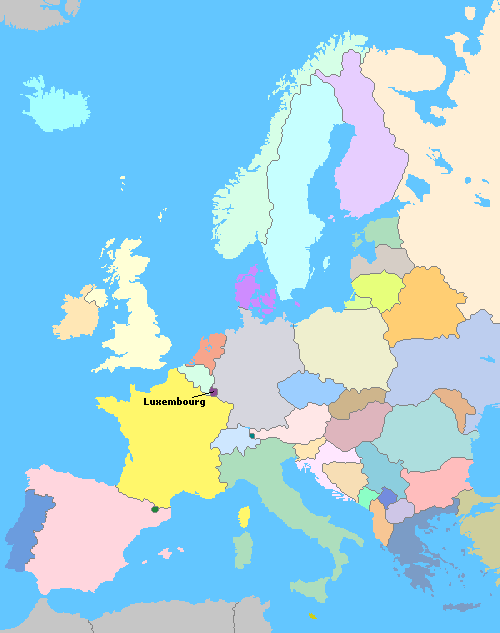 Map of Europe