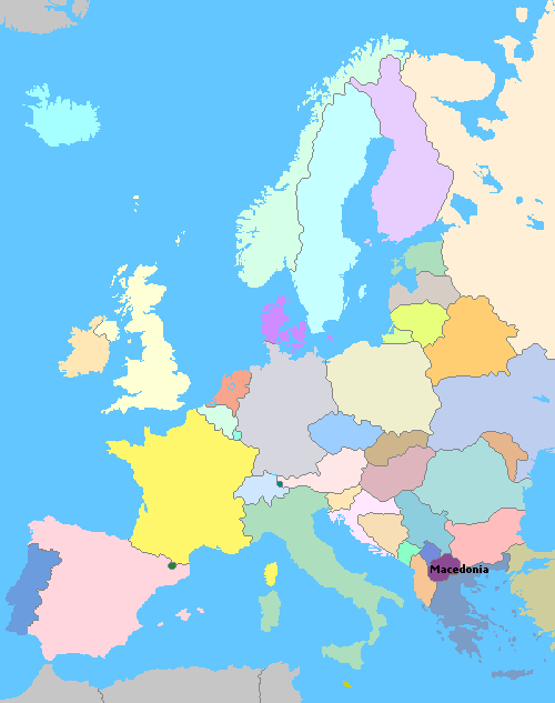Map of Europe