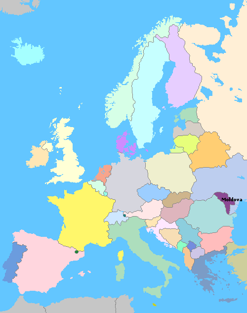Map of Europe