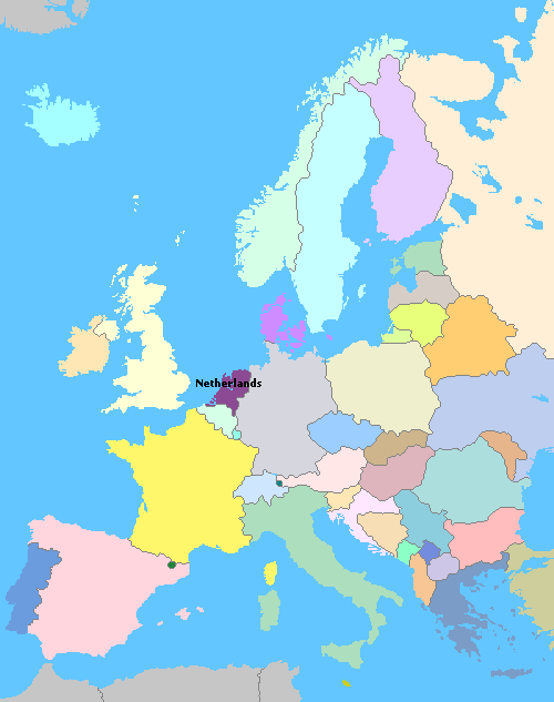 Map of Europe