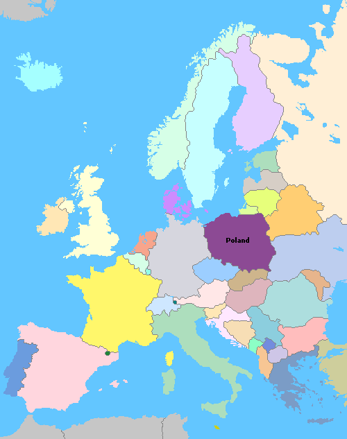 Map of Europe