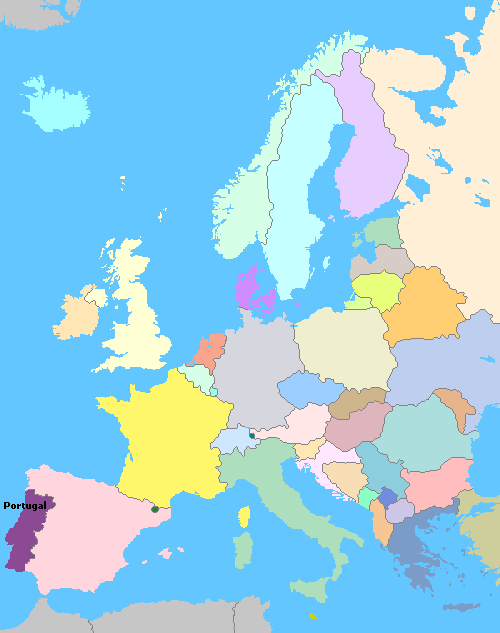 Map of Europe