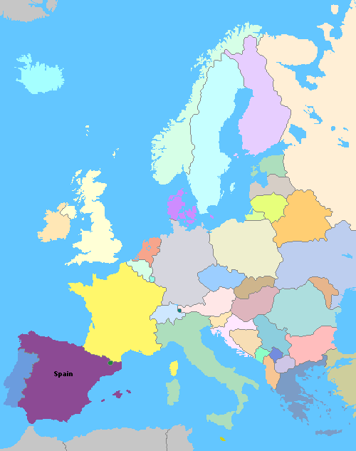 Map of Europe