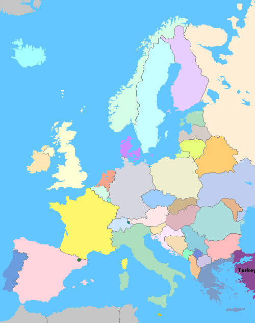 Map of Europe