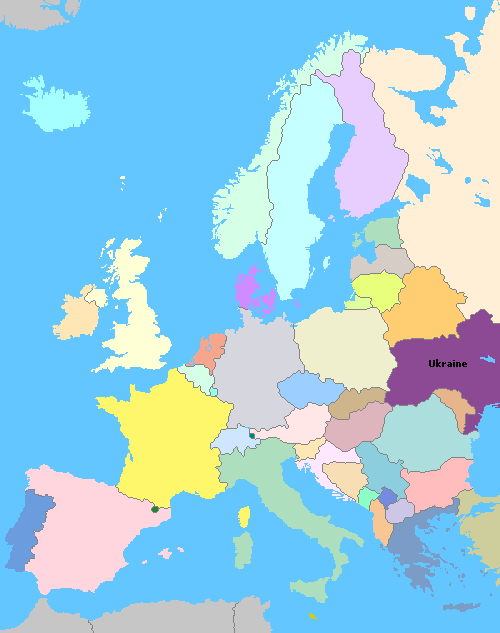 Map of Europe