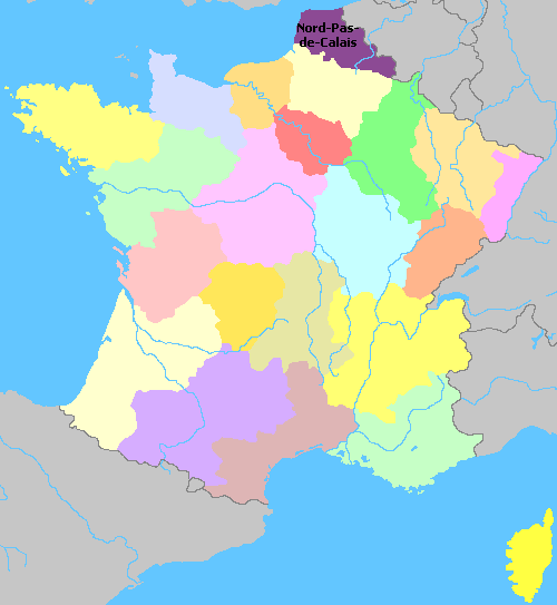 Map of France