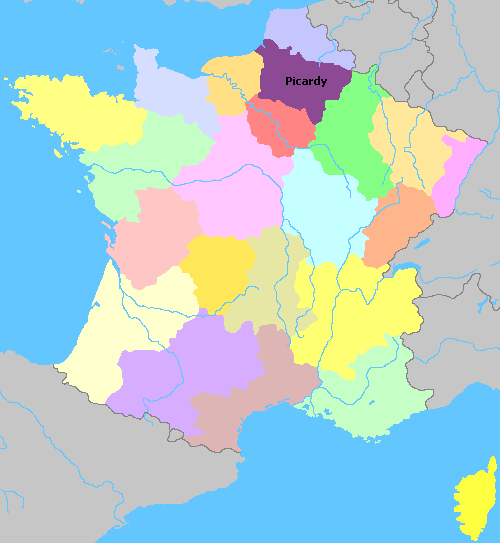 Map of France