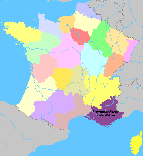 Map of France