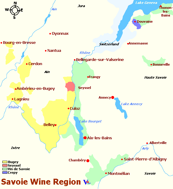 Savoie Wine Regions