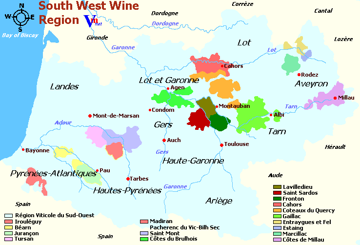 South West Wine Regions