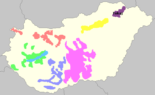 Map of Europe Wine Regions