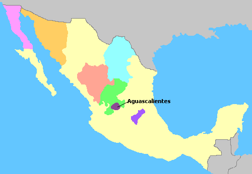 Map of Mexico Wine Regions