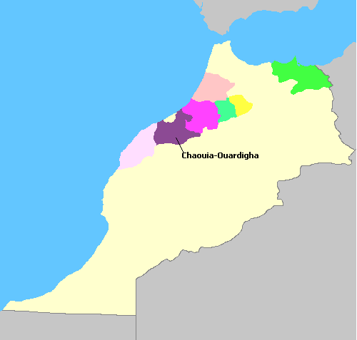 Map of Morocco Wine Regions