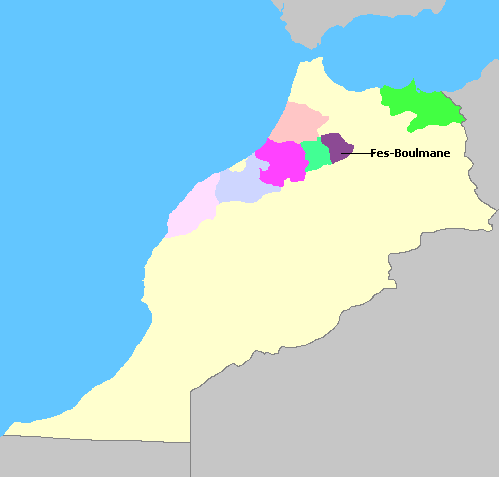 Map of Morocco Wine Regions
