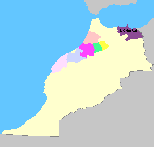 Map of Morocco Wine Regions