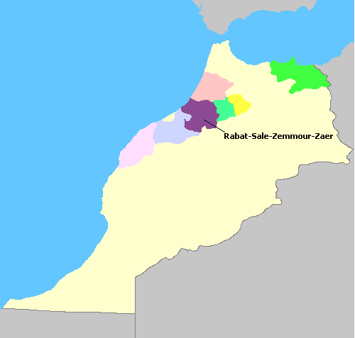 Map of Morocco Wine Regions