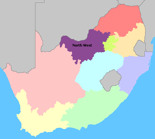 Map of South Africa Wine Regions