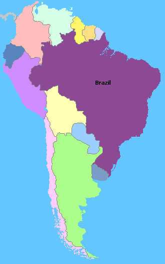 Map of South America Wine Regions