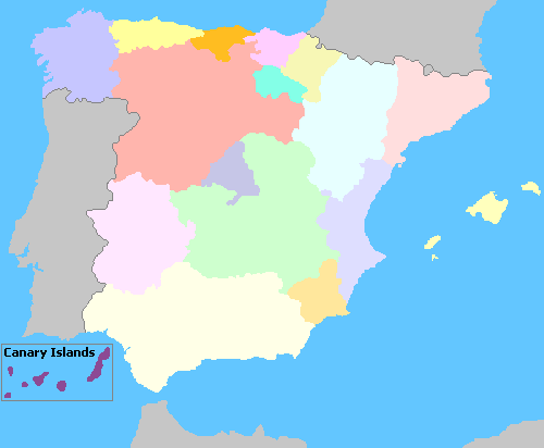 Map of Spain Wine Regions