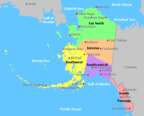Map of Alaska