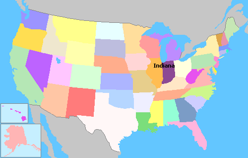 Map of the united_states USA