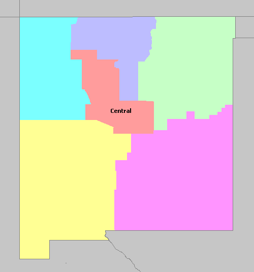 Map of New Mexico Wine Regions