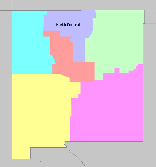 Map of New Mexico Wine Regions