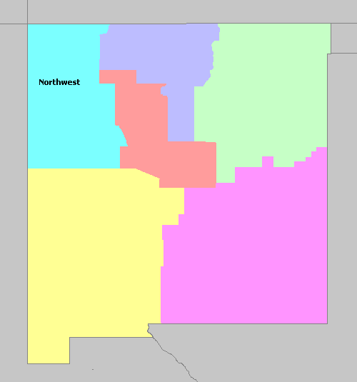 Map of New Mexico Wine Regions
