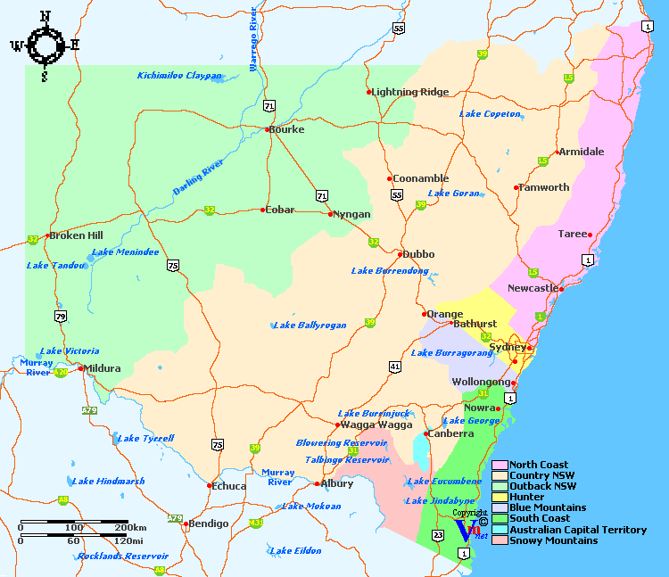 New South Wales wine regions